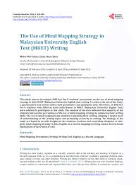 The education system in malaysia is basically divided into three tiers: Pdf The Use Of Mind Mapping Strategy In Malaysian University English Test Muet Writing