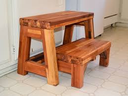 We have a variety to choose from, including folding step stools that can be stored out of the way — like behind a door — when not in use. 2 Step Wood Stool