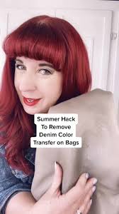 Summer Hack: Removing Denim Color Transfer from Leather Bags