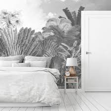 Peinture Murale D Illustration De Cru Papier Peint De Peau Et De Baton Decor Noir Et Blanc De Mur Art De Grand Mur Decor A La Maison Tropical Sp057b En Decoration Murs
