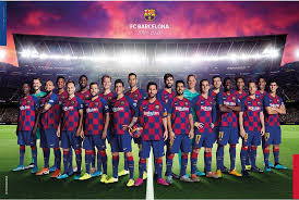 By barca blaugranes staff july 12. Fc Barcelona 2019 2020 Poster Plakat Kaufen Bei Europosters