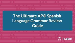 Learn spanish with our free online tutorials with audio, cultural notes, grammar, vocabulary, verbs drills, and links to helpful sites. The Ultimate Ap Spanish Language Grammar Review Guide