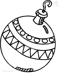 1001 Ausmalbilder Weihnachten Weihnachtskugel Ausmalbild Weihnachtskugel
