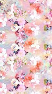 Iphone Wallpaper Rose Gold Lock Screen Best Iphone Wallpaper Painting Wallpaper Floral Iphone Background Watercolor Flowers Paintings
