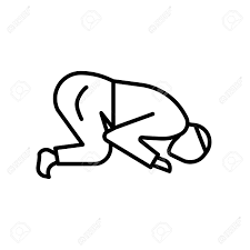 The position involves having the forehead. Sujud Icon Vector Isolated On White Background Sujud Transparent Royalty Free Cliparts Vectors And Stock Illustration Image 107440651