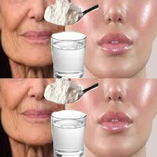 Face lift with natural collagen! At 70 years, Wrinkles disappear in 3  minutes!🌟Skin care Must express something to keep getting my recipes....  Thank you😍 Recipe in (c.o.m.m.e.n.t ).