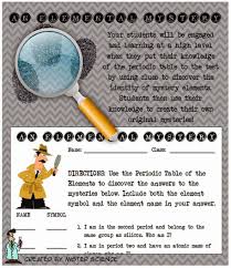 The Best Of Teacher Entrepreneurs Ii Science Lesson Fun Elemental Mystery Activity Science Lessons High School Science Secondary Science Lessons