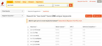 Also, by setting up a custom report to track the behavior of people, you'll be able to analyze your keyword performance for free! Kostenlose Keyword Analyse Keyword Recherche Tools
