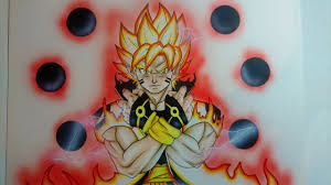 Top 5 male anime character drawing (goku,edward,ichigo,naruto,gintoki). Naruto And Goku Crossover Fusion Art Youtube