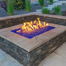 Beads Semi Reflective Fire Pit Glass Outside Fire Pits Fire Pit Essentials Glass Fire Pit