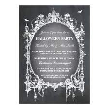 Halloween Black Gothic Spider Frame Invite Party Zazzle Com Halloween Wedding Invitations Halloween Wedding Halloween Invitations