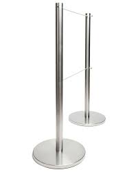 Q Cord Museum Stanchion With Retractable 7 Cord Stainless Steel 39 H Sc39g Zz Sc39g B1010ssv3 B5010ss B1000g B1010ss B1000b B1000w Stainless Steel Retractable Cord Steel