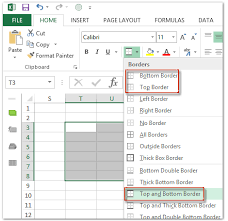 How do you delete borders in excel? How To Add Horizontal Borders Only In Specific Range In Excel