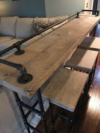 Rustic Gray Reclaimed Barn Wood Sofa Bar Table 7ft Restaurant Counter Community Cafe Coffee Conference Office Meeting Pub High Top Rustic Sofa Rustic House Wood Sofa