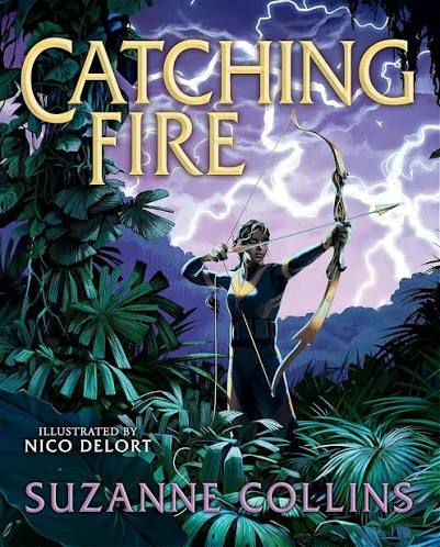Amazon.com: Catching Fire: Illustrated Edition (The Hunger Games #2):  9781546159544: Collins, Suzanne, Delort, Nico: Books