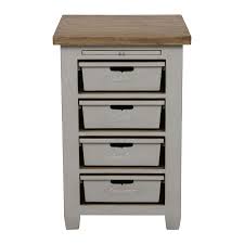 Meuble Bas De Cuisine 4 Bacs En Pin Gris Perle Brocante Meubles De Cuisine Interior S