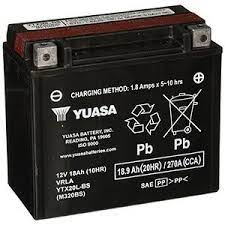 2 Yuasa Yuam320bs Ytx20l Bs Battery Amazon