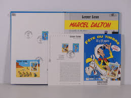 Morris Lucky Luke ; Marcel Dalton en tirage de tête signé de 1998 en très  très bel état. L'album, Vente aux enchères : Livres