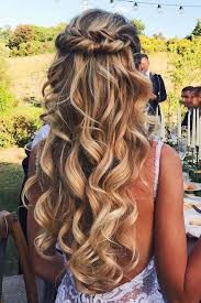 Curly hairstyles for wedding guests. Back Of The Sexy Curly Hair The Princess Wardrobe