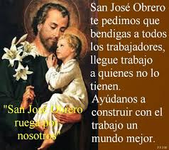 San Jose Obrero Feliz Dia Del Trabajo Feliz Dia Del Trabajador Dia Del Trabajador