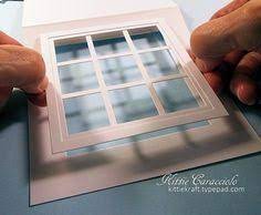 Essentially, the way a shadow box works is you stack many layers of cardstock on top of each other, with each layer having different elements cut out from the center of the cardstock. How To Make This Great Shadow Box Card Card Making Tutorials Window Cards Card Making Techniques