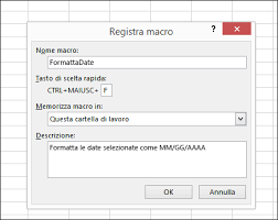 Automatizzare Le Attivita Con Il Registratore Macro Supporto Di Office