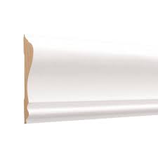 High impact clear rub rail provide protection while allowing wall color to show through. Unbranded 11 16 In X 8 Ft Painted Chair Rail Moulding In The Chair Rail Moulding Department At Lowes Com