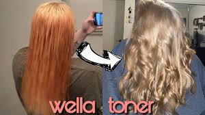 I think the names have changed but wella color charm. Toning Orange Hair With Wella T14 050 Sara Lynn Youtube