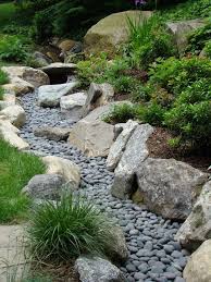 How Do I Build A Dry Stream Tips And Decorating Ideas Sustainable Landscaping Rock Garden Landscaping Landscaping With Rocks