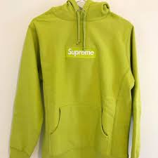 Grey supreme box logo hoodie authentic supreme box logo hoodie, one of the most sought after supreme items supreme tops sweatshirts & hoodies. Supreme Acid Green Box Logo Hoodie Sweatshirts Strictlypreme