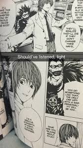 I M Just Gonna Leave This Here Death Note Fanart Death Note Death Note Manga