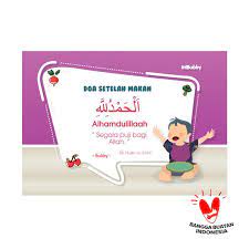 Doa adalah harapan agar apa yang kita inginkan dapat terkabul. Bubby Doa Setelah Makan Anak Laki Laki Stiker Kids Dekorasi Ruangan Terbaru Agustus 2021 Harga Murah Kualitas Terjamin Blibli