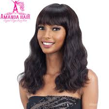 100% human hair wigs are easy to attach and remove. Natural Hair Wigs Short Human Hair Wigs Body Wave Bob Wig With Bangs For Women Brazilian Natural Wea Shopee Philippines