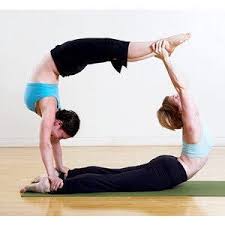 Couples yoga is a fun game where you shape a duo into challenging poses! Pin By Michelle Calvo On Yoga Challenge Advanced Yoga Couples Yoga Poses Yoga Poses Advanced
