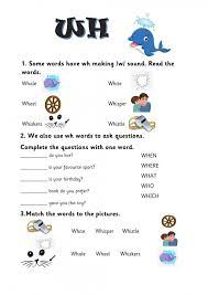 wh words worksheets 99worksheets