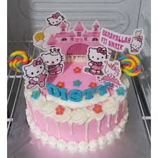 Bahan kue ultah hello kitty. Harga Kue Ulang Tahun Hello Kitty Terbaik Roti Kue Makanan Minuman Agustus 2021 Shopee Indonesia