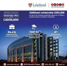 Intec education college and lakehead university have signed a memorandum of understanding (mou) r. Intec Education College On Twitter Good News For Intec Students Lakehead University Offers A Scholarship During Students 1st Year Of Study For 10 Eligible Candidates Only For More Info Please Contact Us