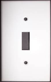 Plain White Single Light Switch Plate Covers Replacement Home Repair Electrical Leviton Light Switch Plate Cover Light Switch Plates Switch Plate Covers