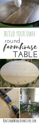 How To Build A Round Table Top Roots Wings Furniture Llc Farmhouse Furniture Diy Round Farmhouse Table Diy Table Top
