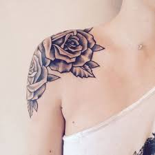 30 Black Rose Tattoo Ideas Rose Shoulder Tattoo Shoulder Tattoo Shoulder Tattoos For Women