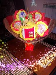 We can all remember the days of spinning on those uncomfortable anchored metal chairs while enjoying our food under the harsh. Mcdonald S Bouquet Food Bouquet Mcdonalds Fast Food Places