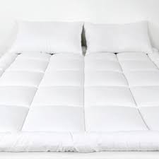Angeland Full Size 2 In Microplush Mattress Topper White Mattress Topper Furinno Mattress