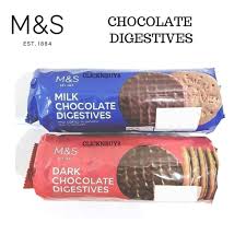 Marks and spencer cookies available to buy globally with door to door postage. Ready Stock Marks Spencer Chocolate Digestive Biscuits Milk Chocolate Dark Chocolate Shopee Malaysia