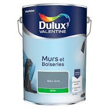 Castorama nuancier peinture mon harmonie peinture paradise. Peinture Murs Et Boiseries Dulux Valentine Bleu Gris Satin 5l Castorama