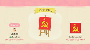 This video is about ussr flag banner, which is a communism took place in soviet russia started in 1917._____. Ussr Flag Acqr Animal Crossing Flag Animal Crossing Qr Acnh Design Flag