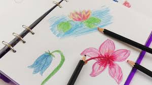 Kathi Malt Im Filofax Schone Blumen Fur Den Fruhling Sommer Malen Mit Buntstift Tolle Ideen Youtube