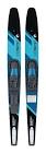 Quantum Combo Youth/Adult Water Skis, Blue/Black, 68-in Connelly