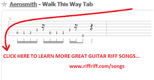 How to do a walk this way guitar lesson? How To Play Walk This Way By Aerosmith How To Play Easy Songs On Guitar Riffriff Com