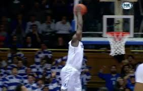 Duke recruit zion williamson throws down some signature dunks and stuns the crowd at the 2018 mcdonald's all american game. Watch Zion Williamson S Unreal Dunk Of The Year Candidate Ncaa Com