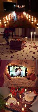 Ingredients For The Perfect Romantic Indoor Picnic Roses Candles Blankets Yummy Things And Eac Birthday Surprise Boyfriend Romantic Birthday Indoor Picnic